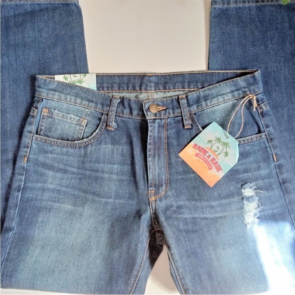 NEW Distressed Denim Jeans 25 27 29